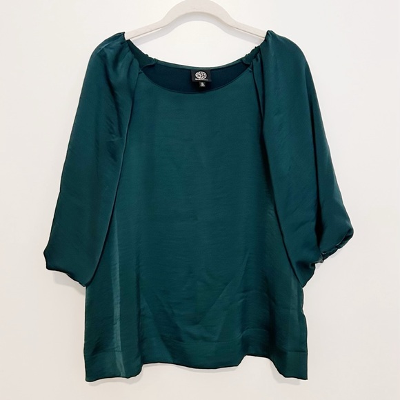 Bobeau Silky Balloon Sleeve Blouse - Picture 2 of 4